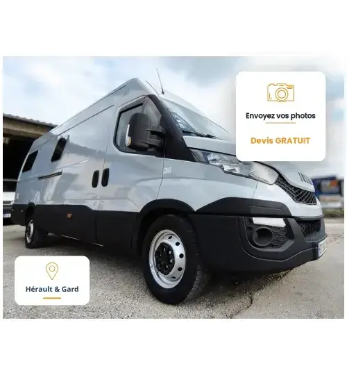 Fourgon aménagé Iveco Daily gris